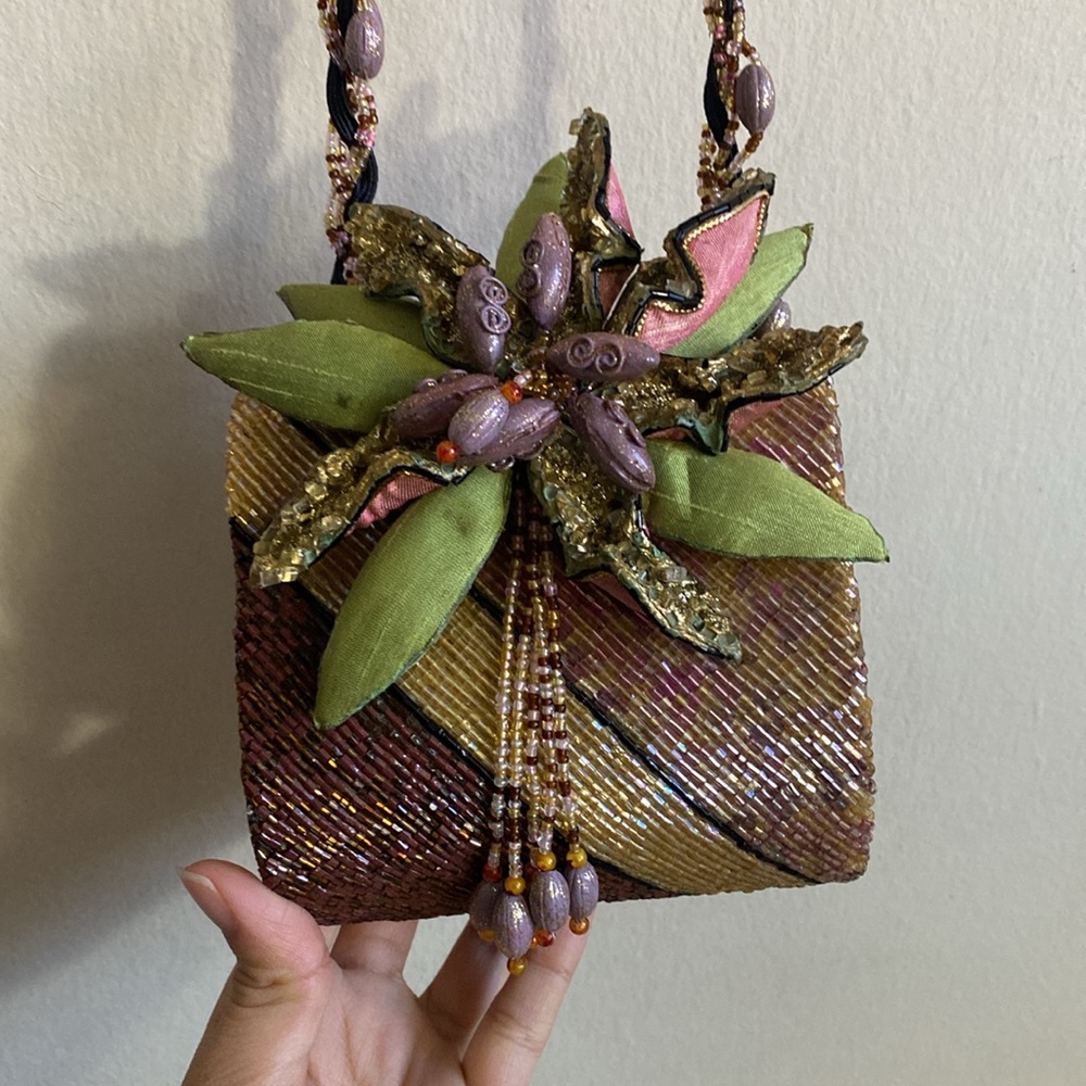 Rare Vintage Mary Frances Clutch Purse